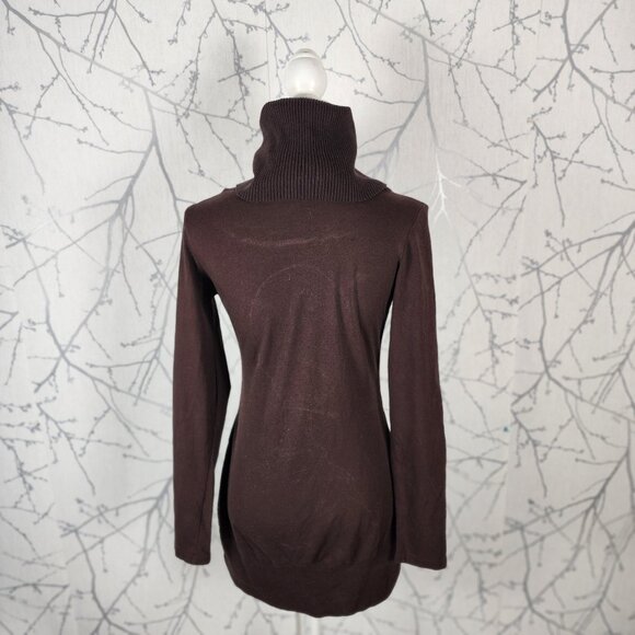 Savage Culture Cotton Stretch Knit Artsy Cowl Neck Tunic - Picture 3 of 4